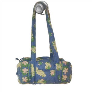 Floral Blue Quilted Women's Bag